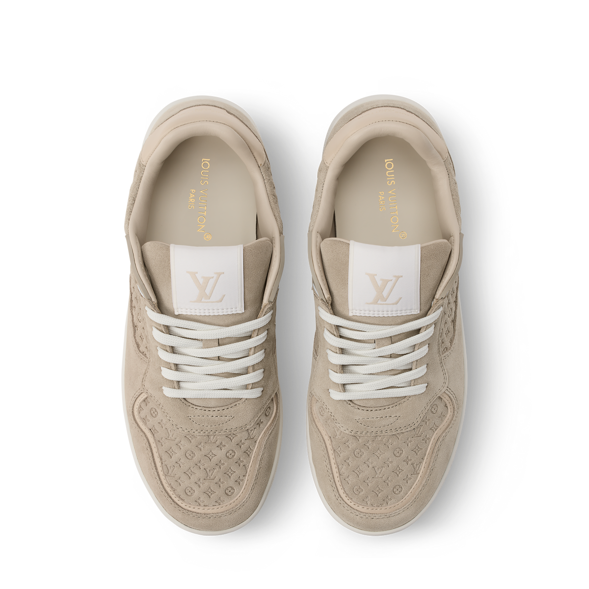 LV Stadium Sneaker Beige Interior