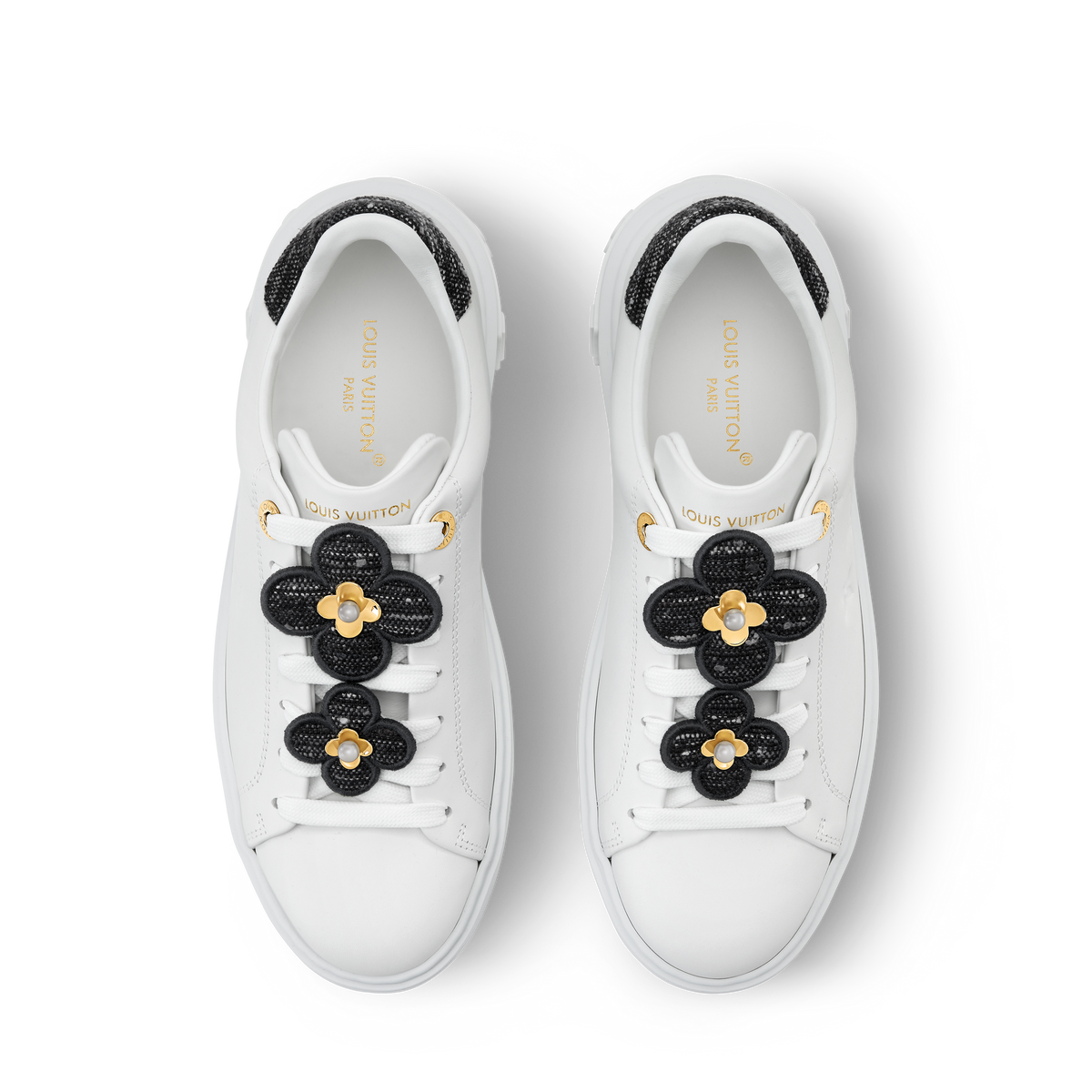 Time Out Sneaker White/Black Interior view