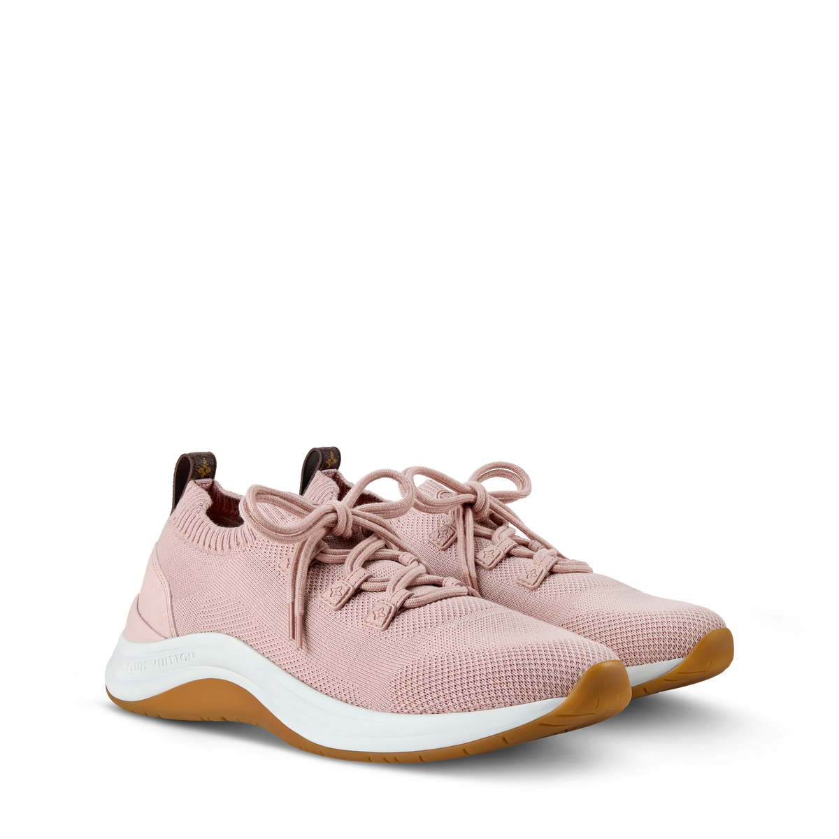 LV Wavelight Knitted Sneaker Pink Front