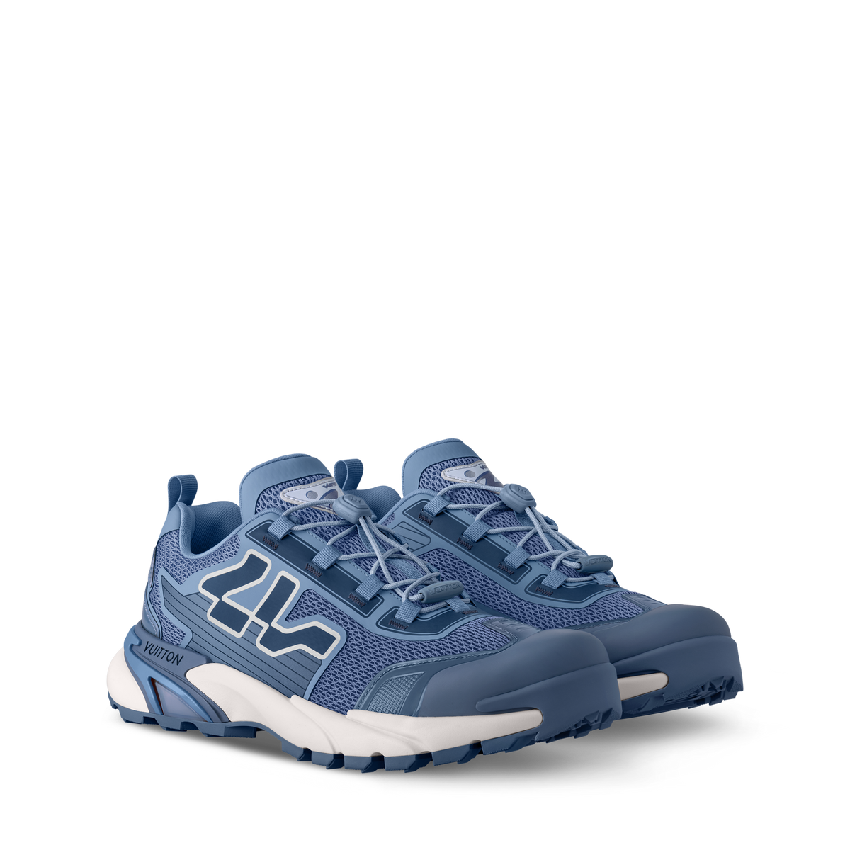 LV Runner Tatic Sneaker Blue Front