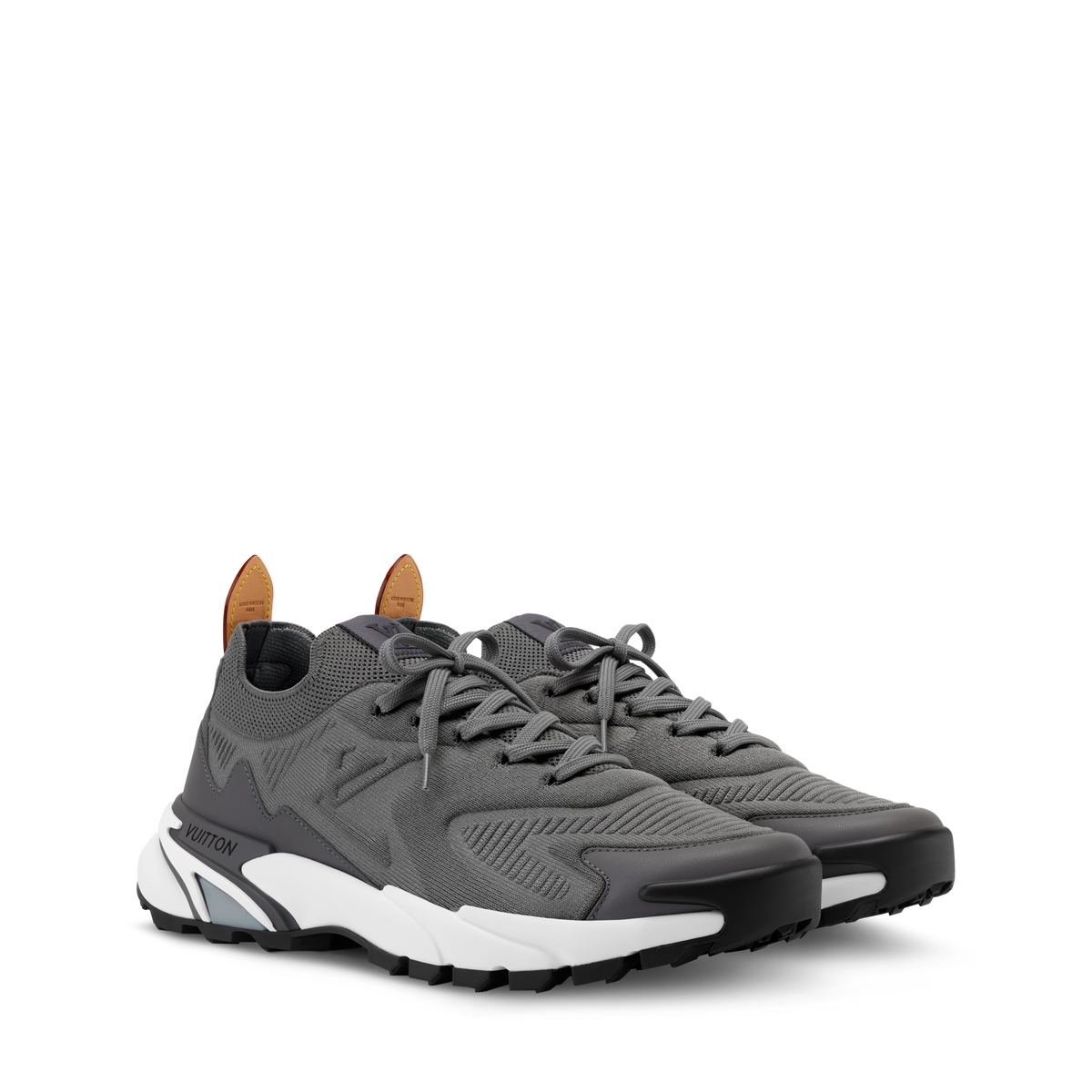 LV Tatic Knit Sneaker Grey Front