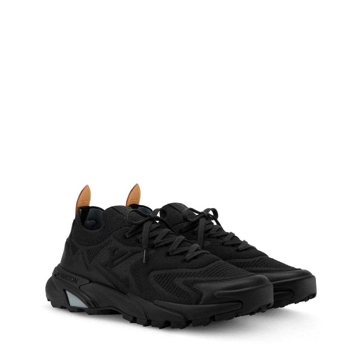 LV Tatic Knit Sneaker Black Front