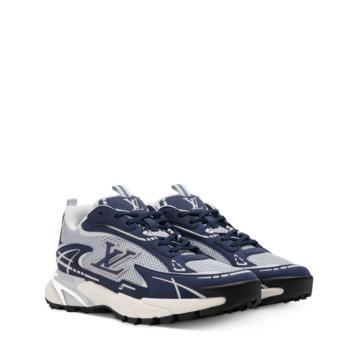 LV Tatic Runner Sneaker Blue Front