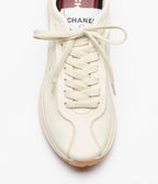 Chanel Ivory Calfskin Sneakers
