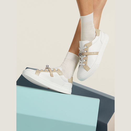 Women's Day Sneaker Blanc / Beige Lin