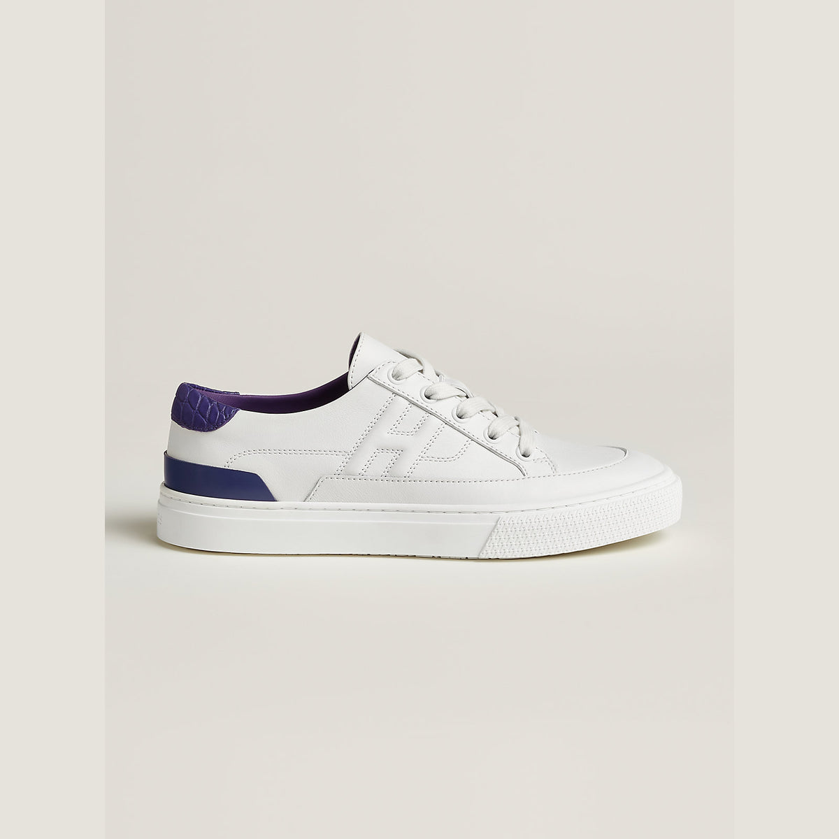 Women's Deep Sneaker Blanc / Violet Majorette