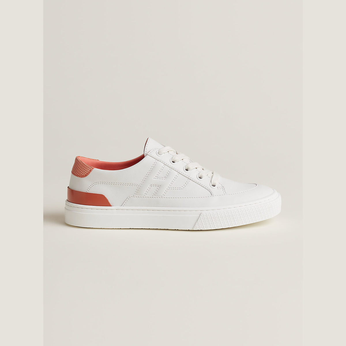 Women's Deep Sneaker Blanc / Orange Joey