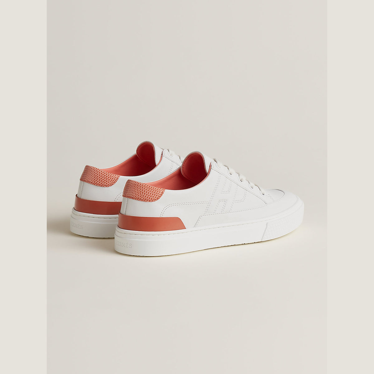 Women's Deep Sneaker Blanc / Orange Joey