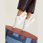 Women's Get Sneaker Blanc / Rose Jeva