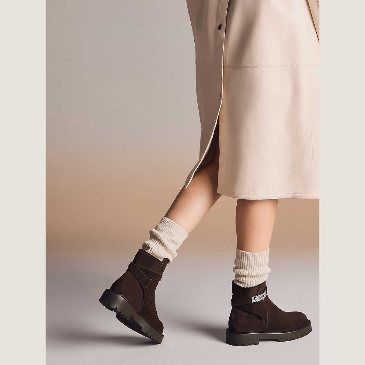 Women's Jeff Ankle Boot Marron Ebène