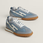 Women's Jet Sneaker Bleu Galet / Blanc