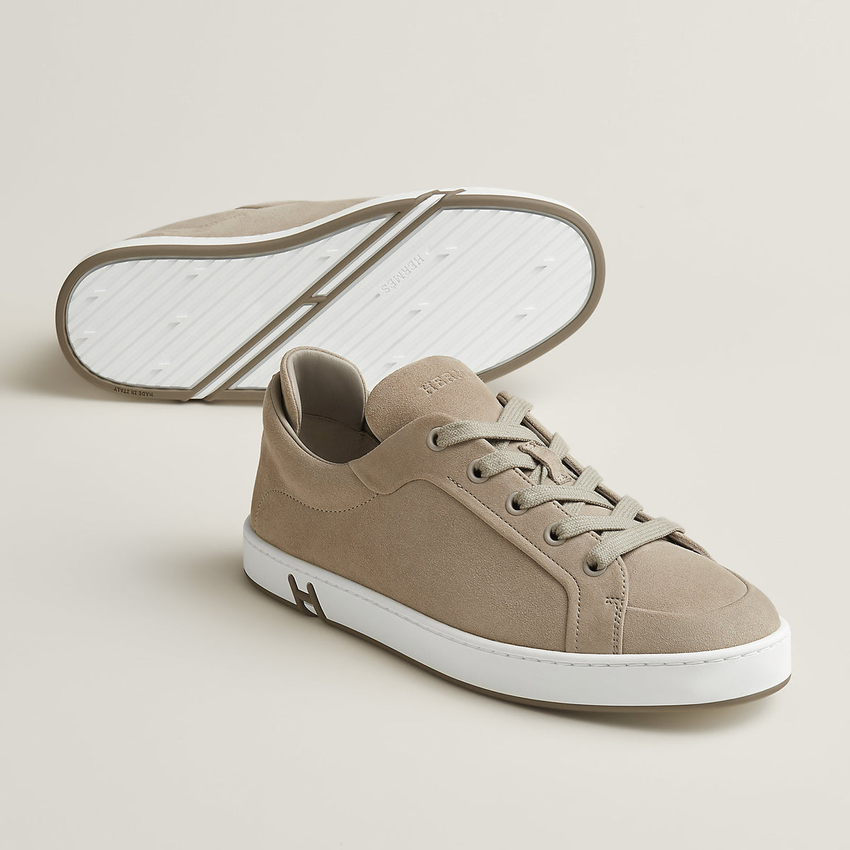 Women's Kid Sneaker Beige Galet