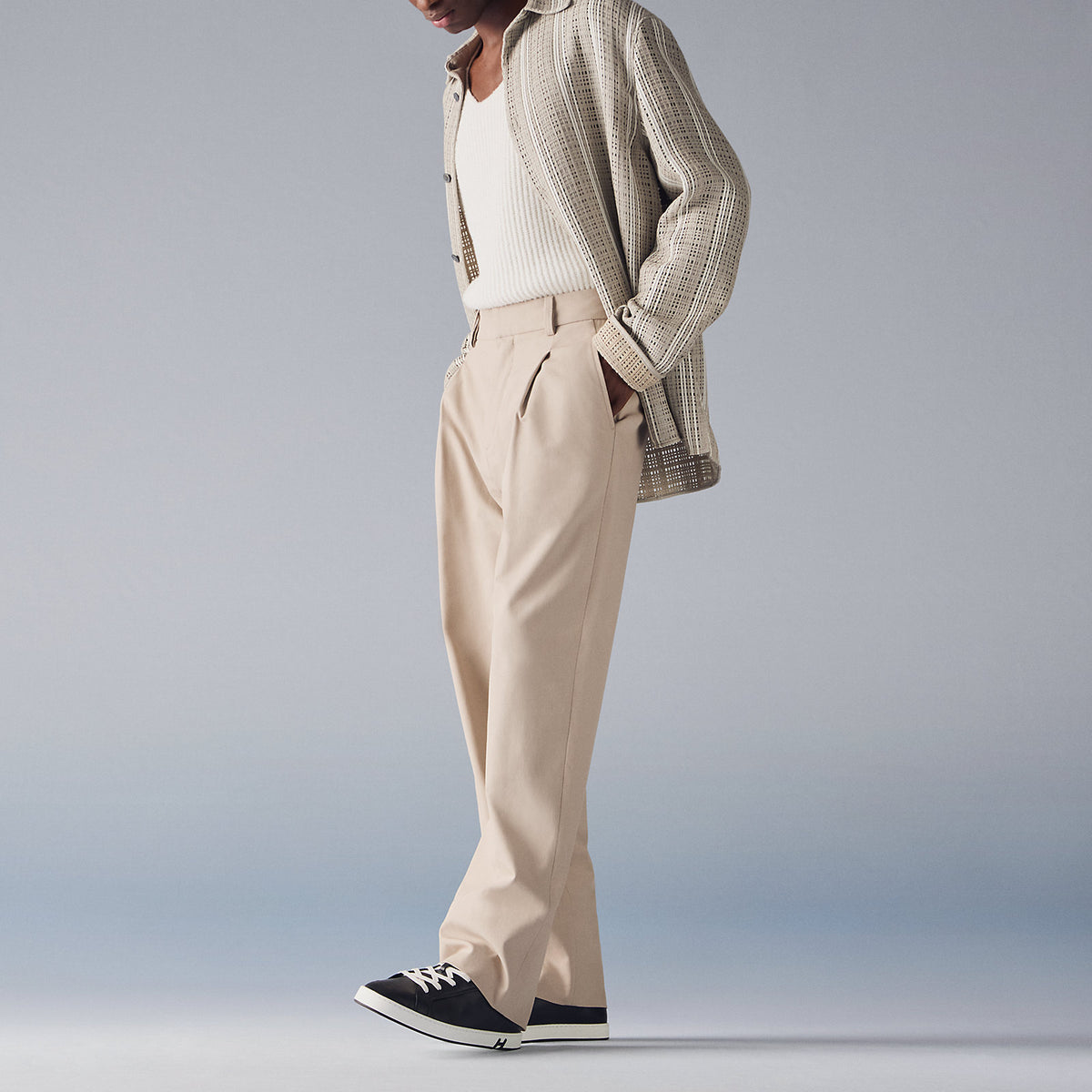 Men's Kid Sneaker Noir