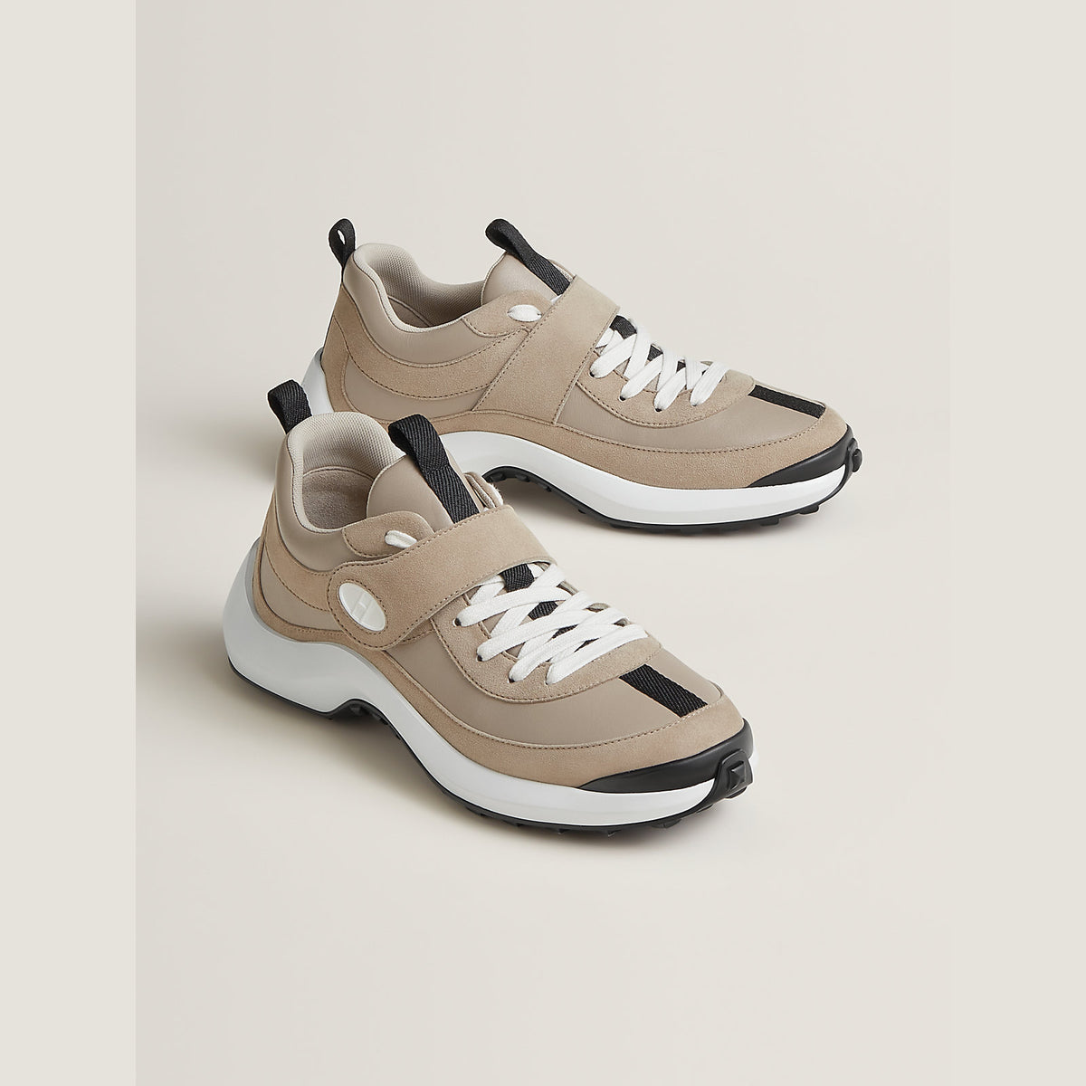 Women's Loop Sneaker Beige Galet