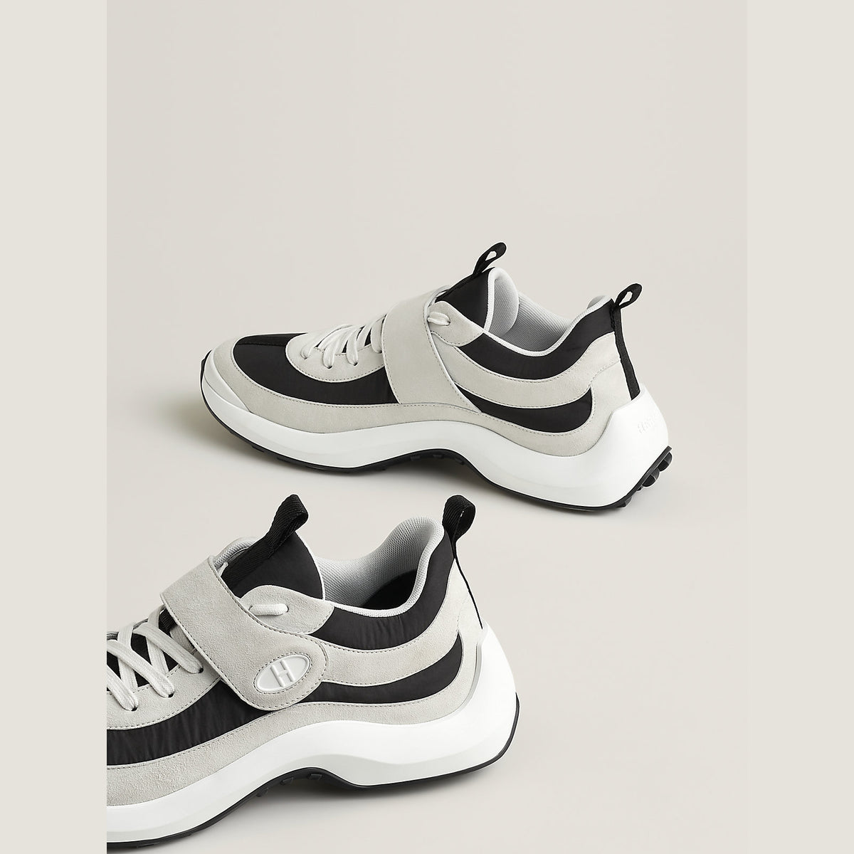 Men's Loop Sneaker Noir / Blanc