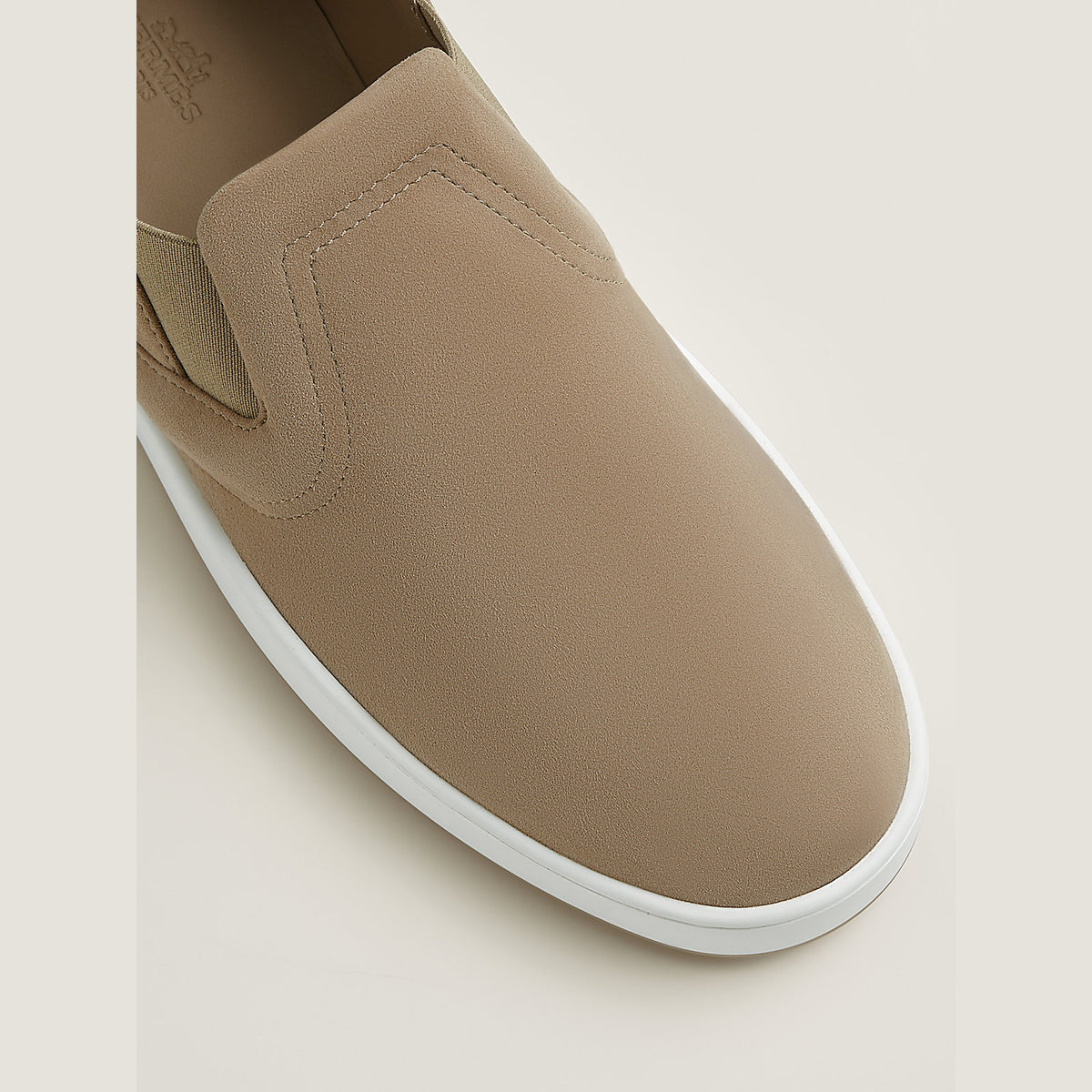 Men's Lucky Slip-On Sneaker Beige Sable