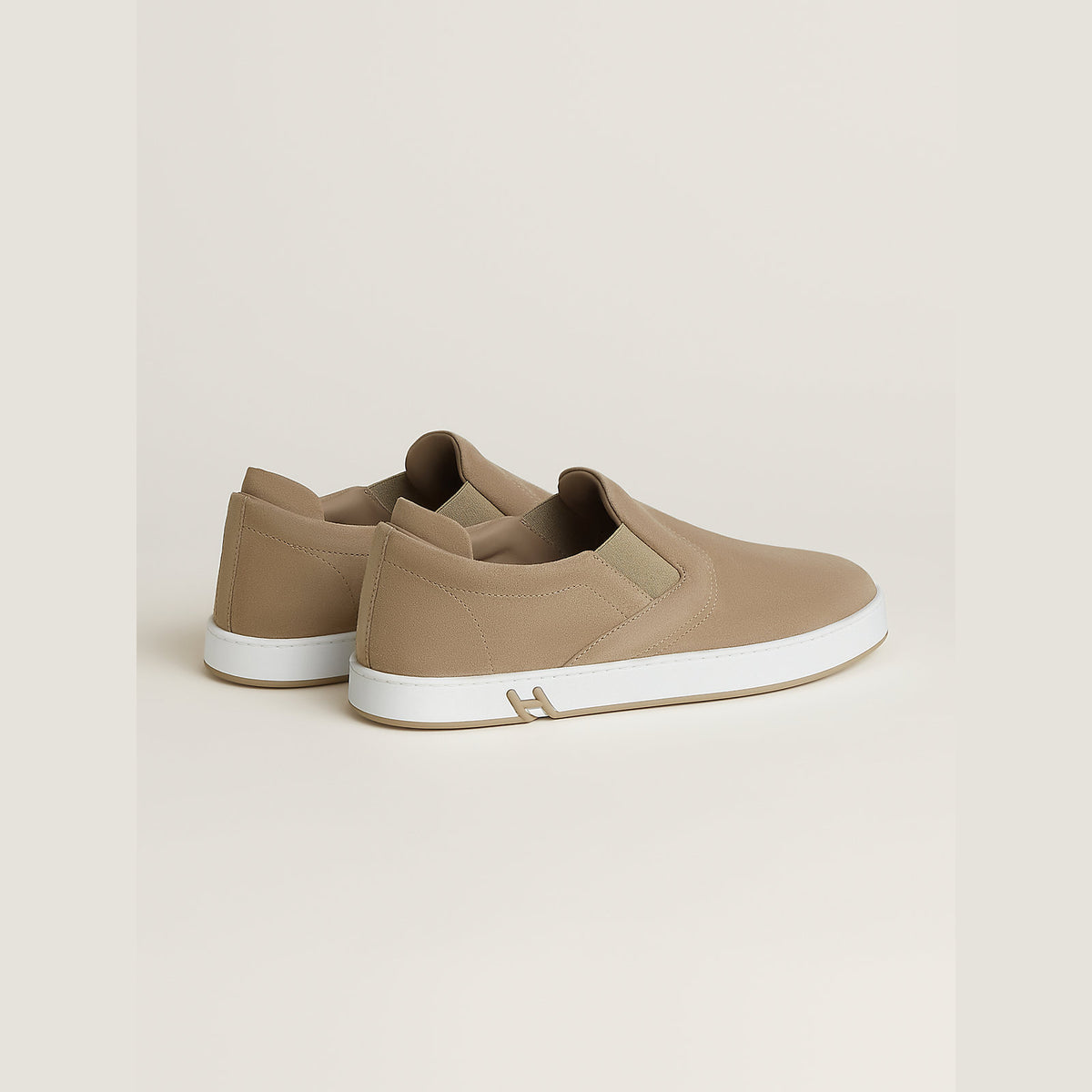 Men's Lucky Slip-On Sneaker Beige Sable