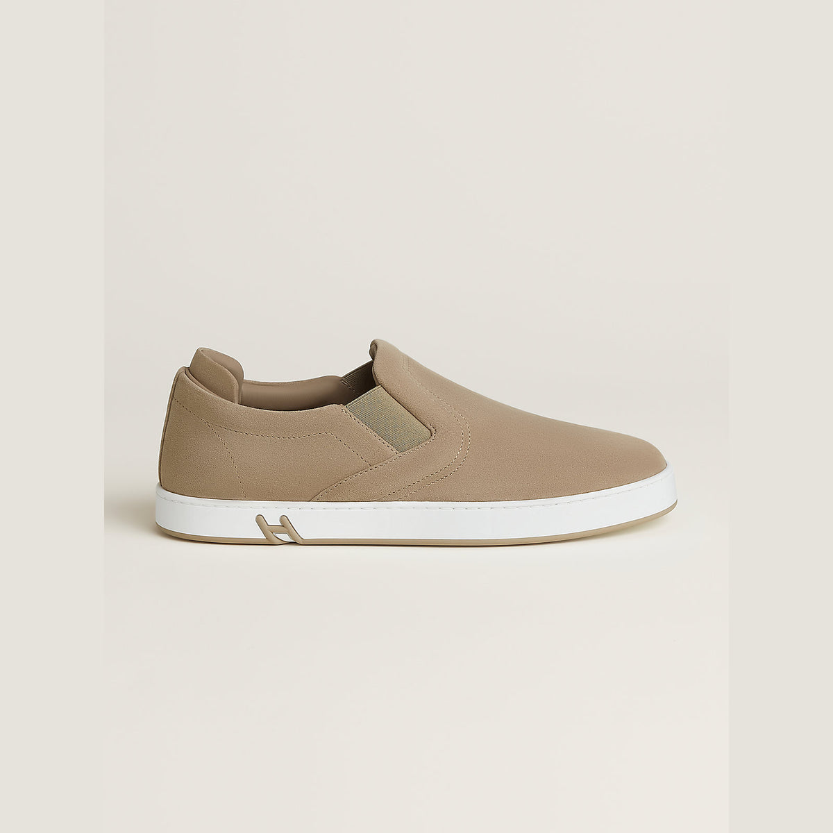 Men's Lucky Slip-On Sneaker Beige Sable
