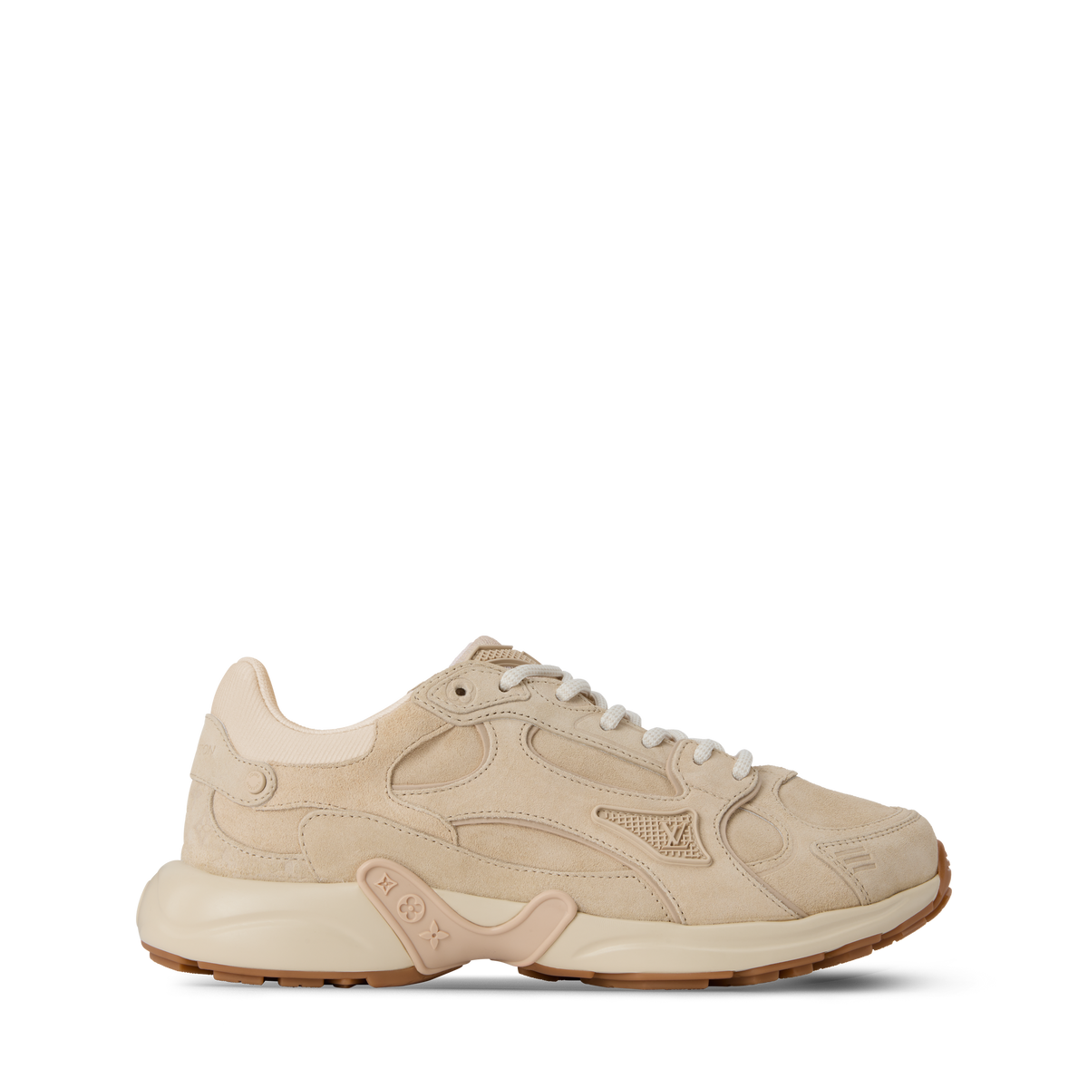 LV Olympia Suede Sneaker Beige