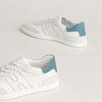 Men's Match Sneaker Blanc / Bleu Pinède