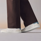 Men's Match Sneaker Blanc / Bleu Pinède