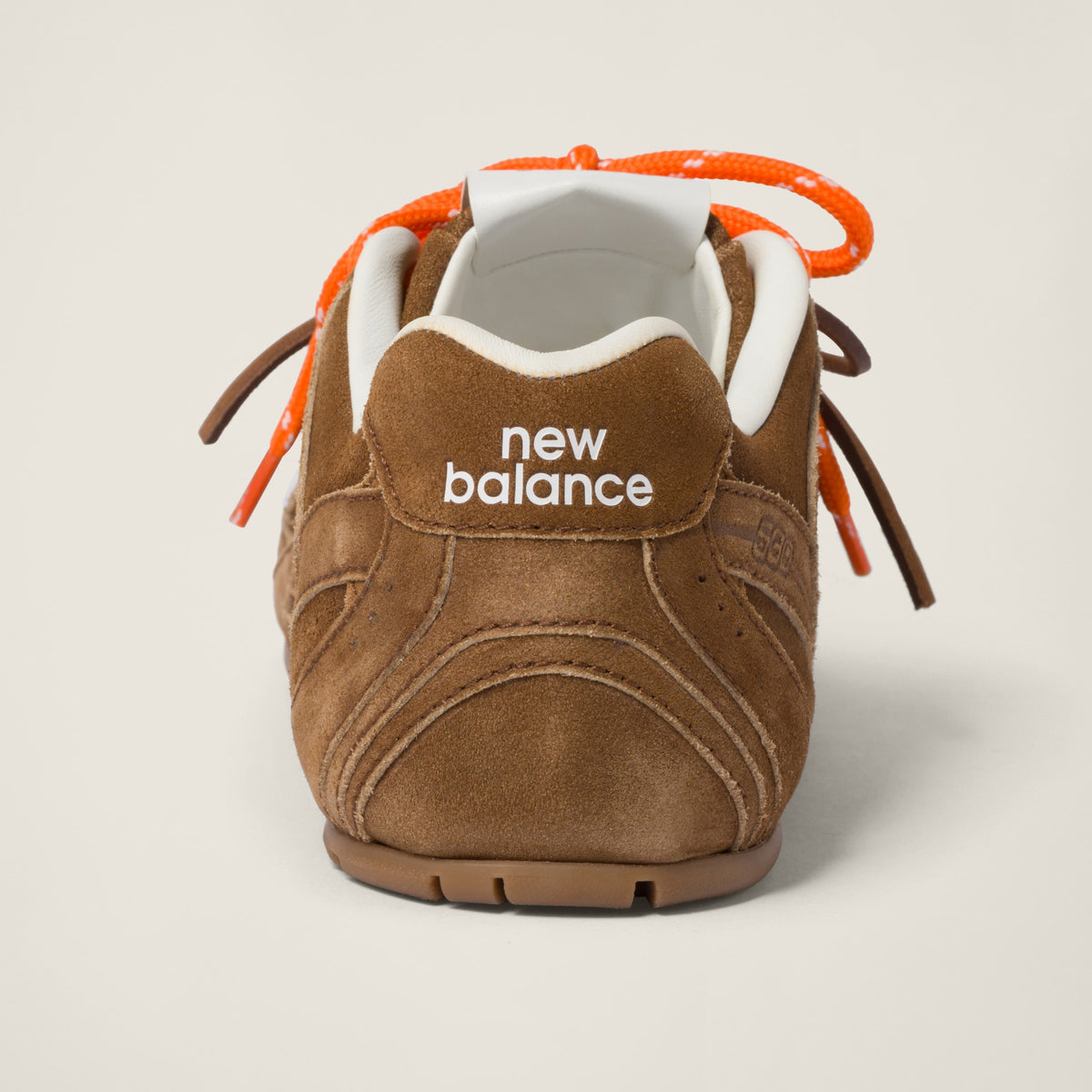 New Balance x Miu Miu 530 SL Cinnamon Suede Sneakers