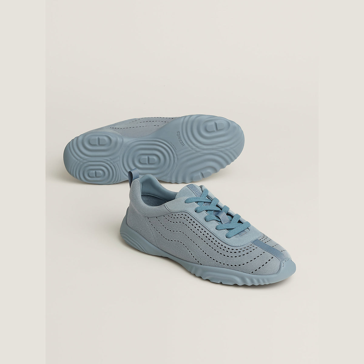 Men's Neon Sneaker Bleu