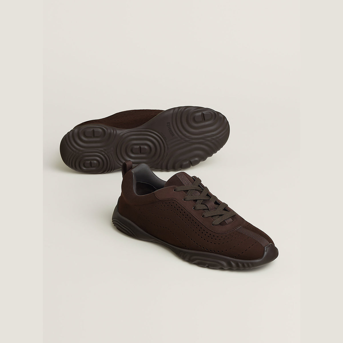 Men's Neon Sneaker Marron Ebène
