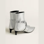 Women's Nice Ankle Boot Gris Argenté