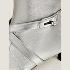 Women's Nice Ankle Boot Gris Argenté