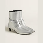 Women's Nice Ankle Boot Gris Argenté