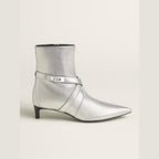 Women's Nice Ankle Boot Gris Argenté