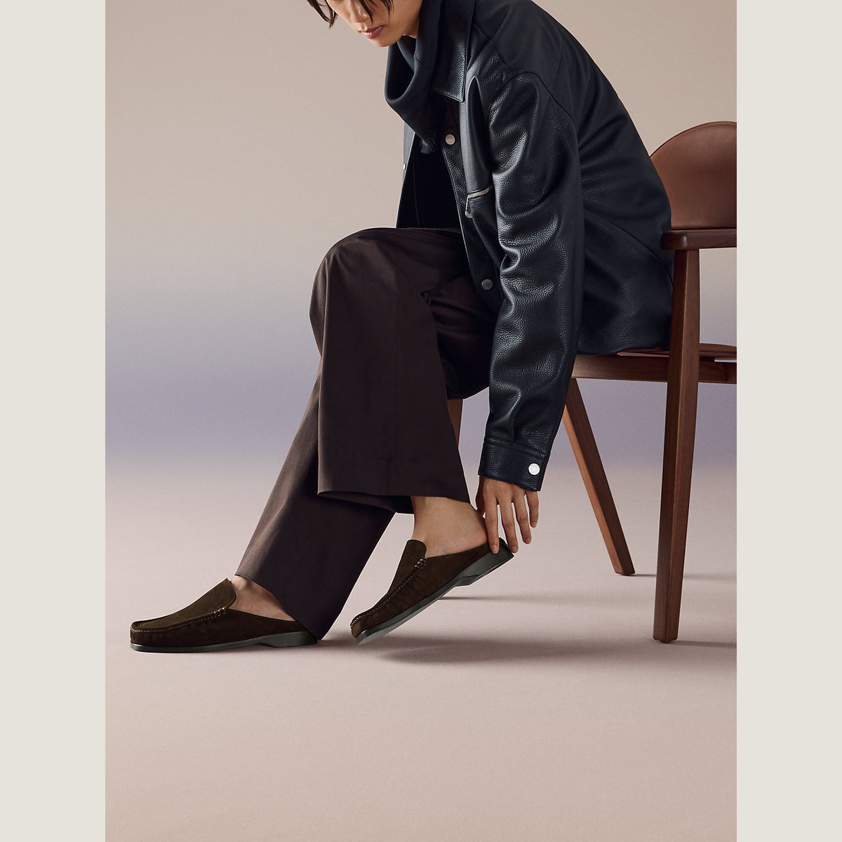 Men's Nick Mule Marron Ebène