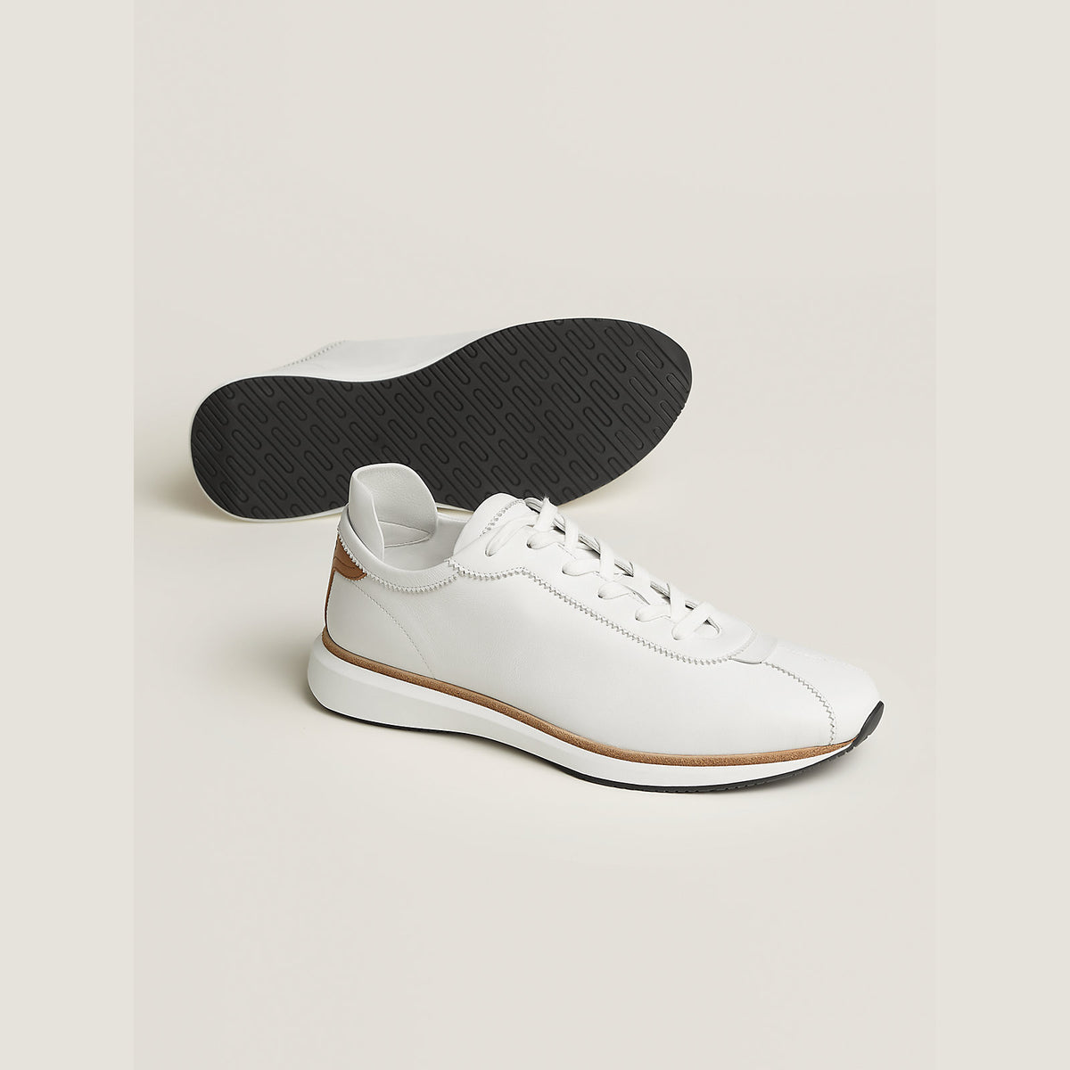 Men's Nobu Sneaker Blanc / Tan