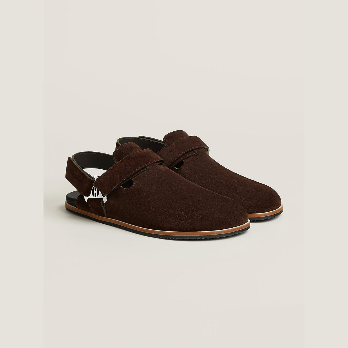 Men's Noon Mule Marron Ebène