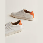 Men's Quicker Sneaker Blanc / Orange