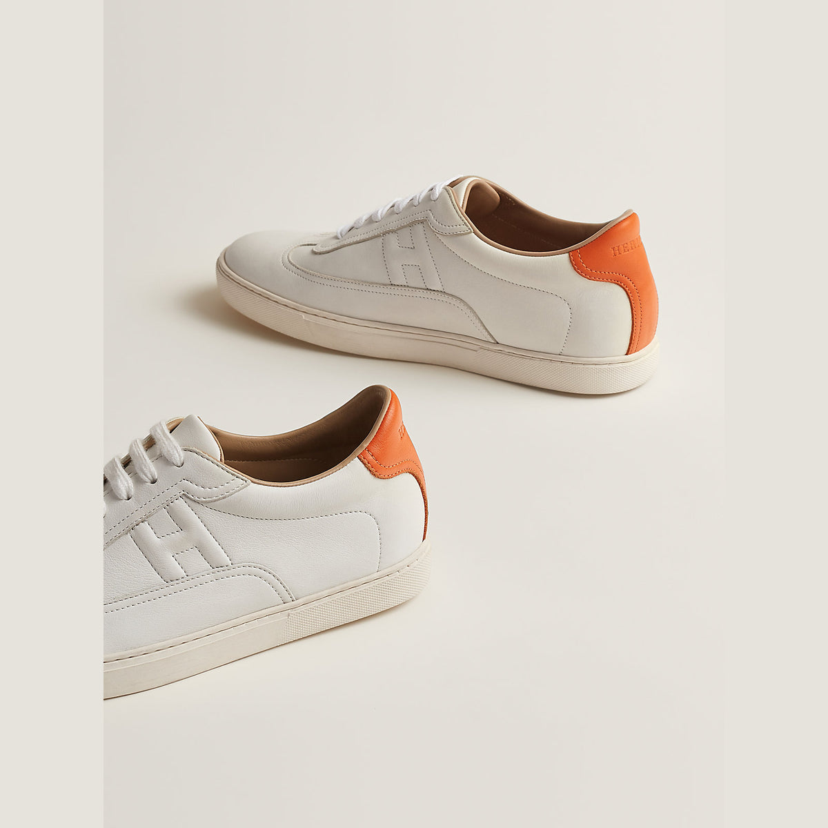 Men's Quicker Sneaker Blanc / Orange