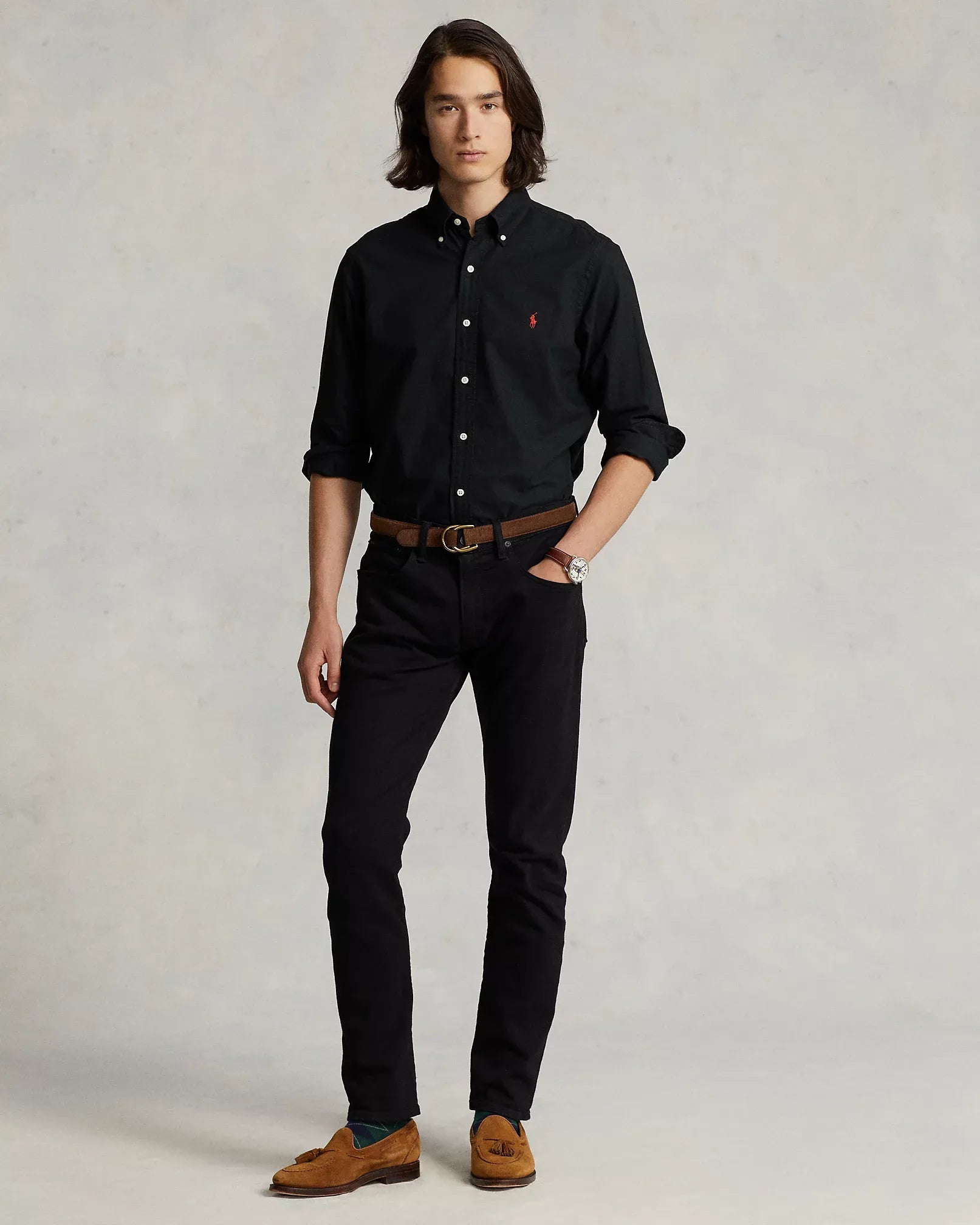 Garment-Dyed Oxford Shirt