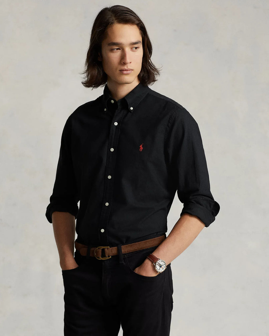 Garment-Dyed Oxford Shirt