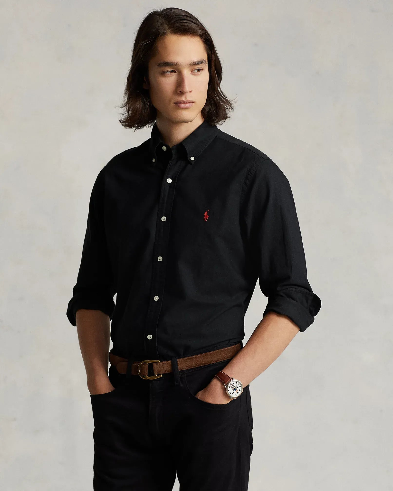 Garment-Dyed Oxford Shirt