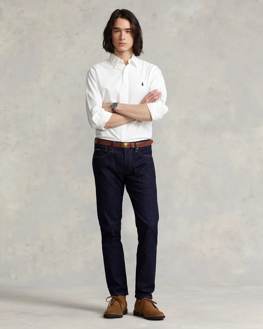 Garment-Dyed Oxford Shirt