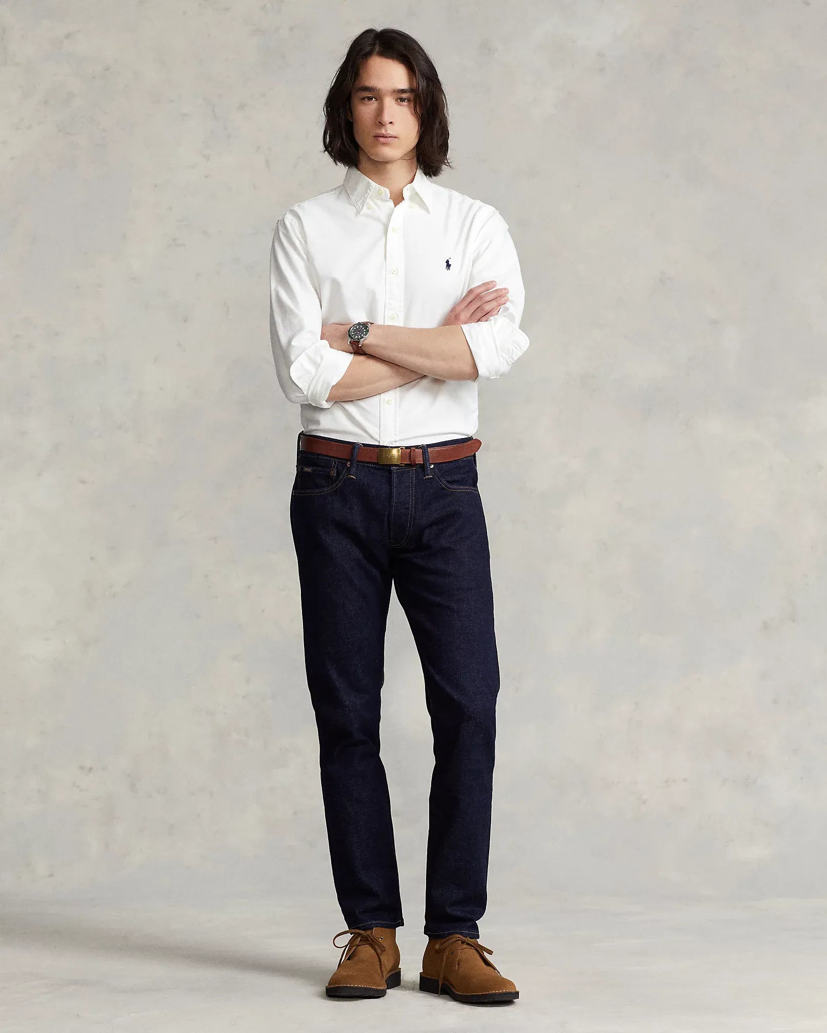 Garment-Dyed Oxford Shirt