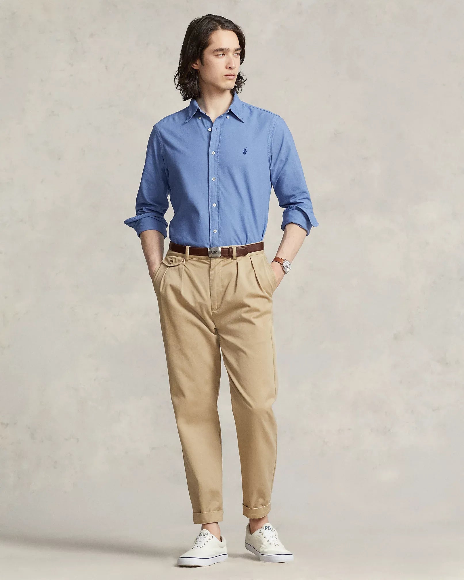 Garment-Dyed Oxford Shirt