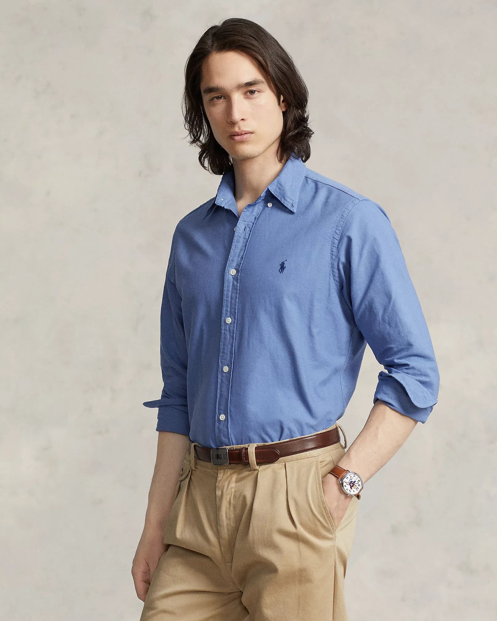 Garment-Dyed Oxford Shirt