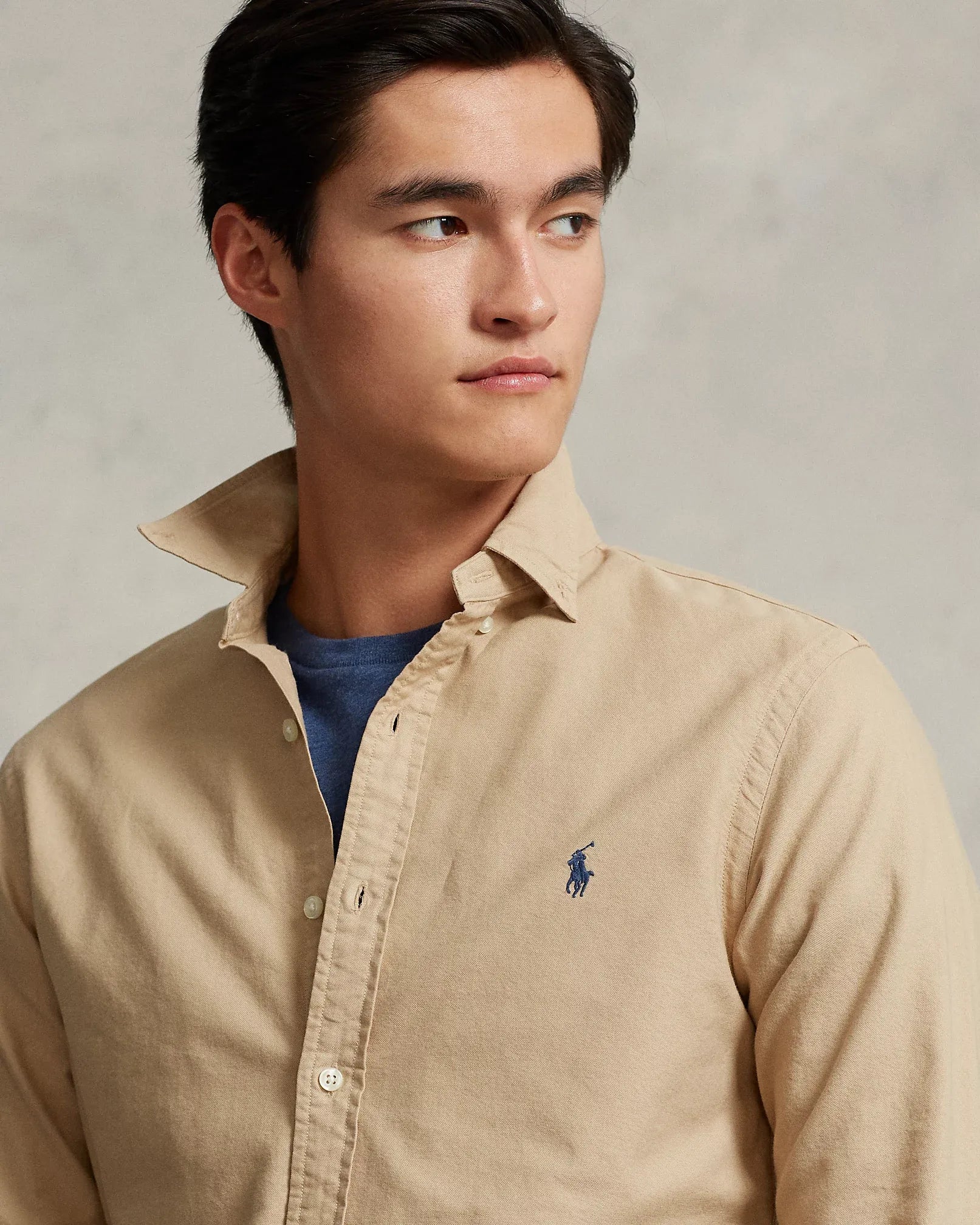 Garment-Dyed Oxford Shirt