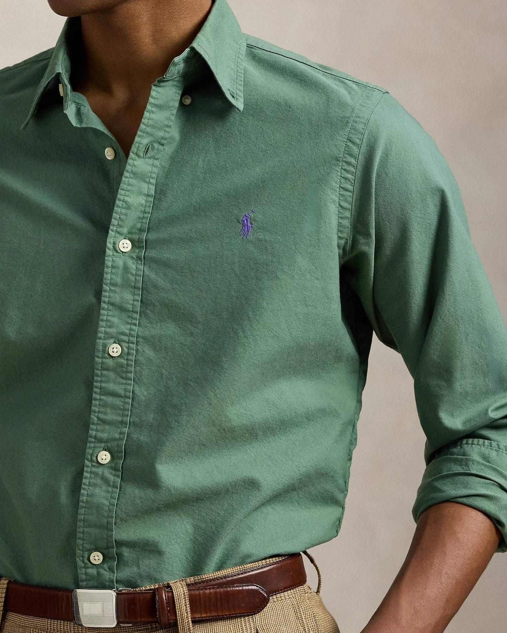 Garment-Dyed Oxford Shirt