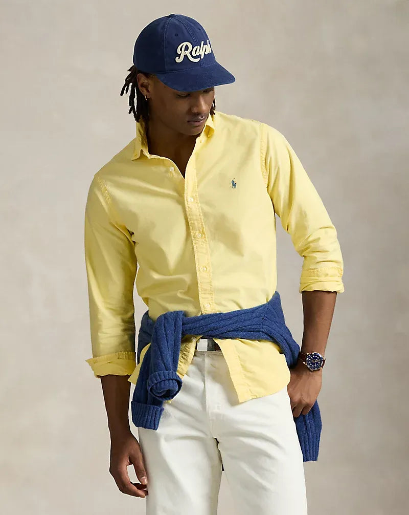 Garment-Dyed Oxford Shirt