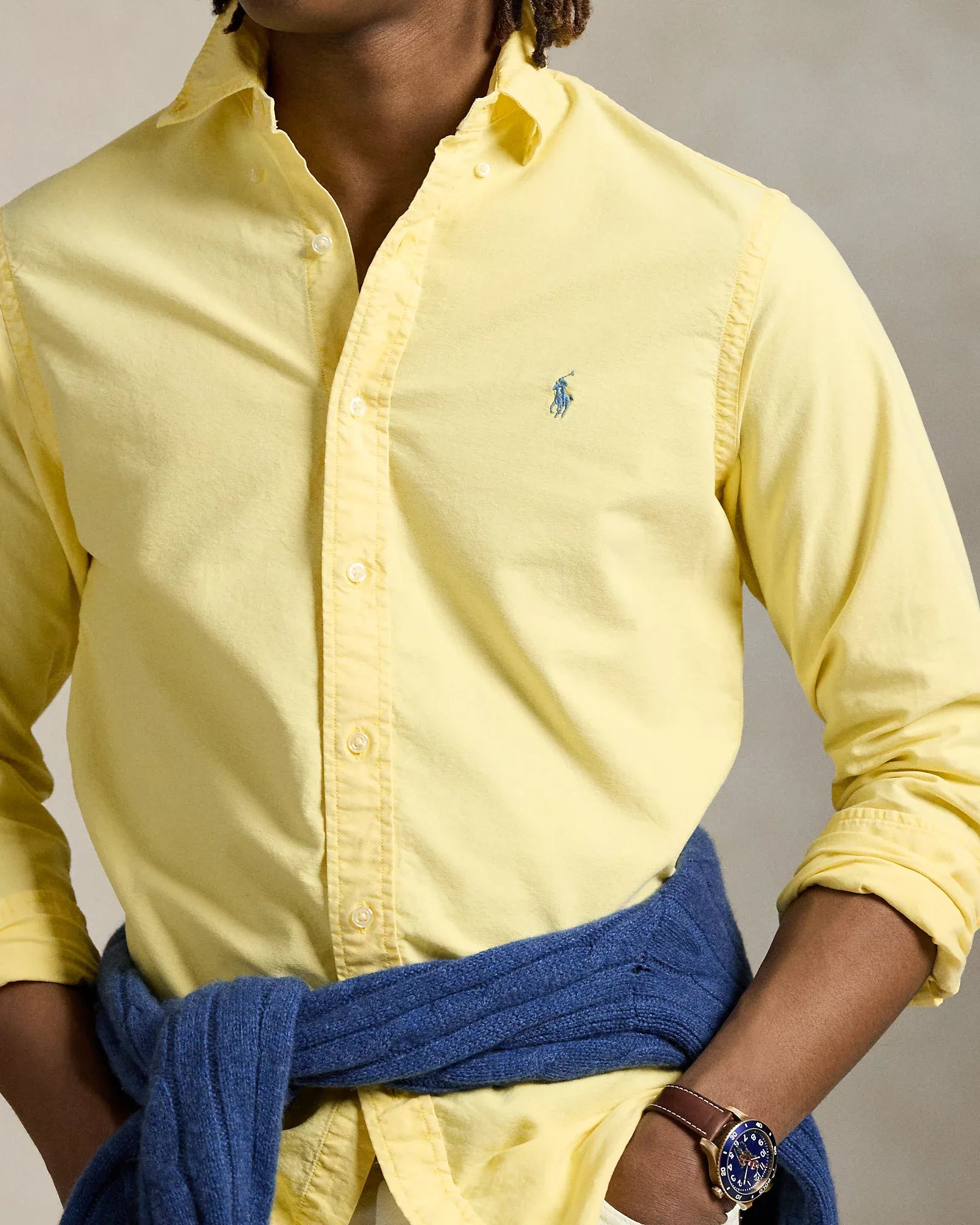 Garment-Dyed Oxford Shirt