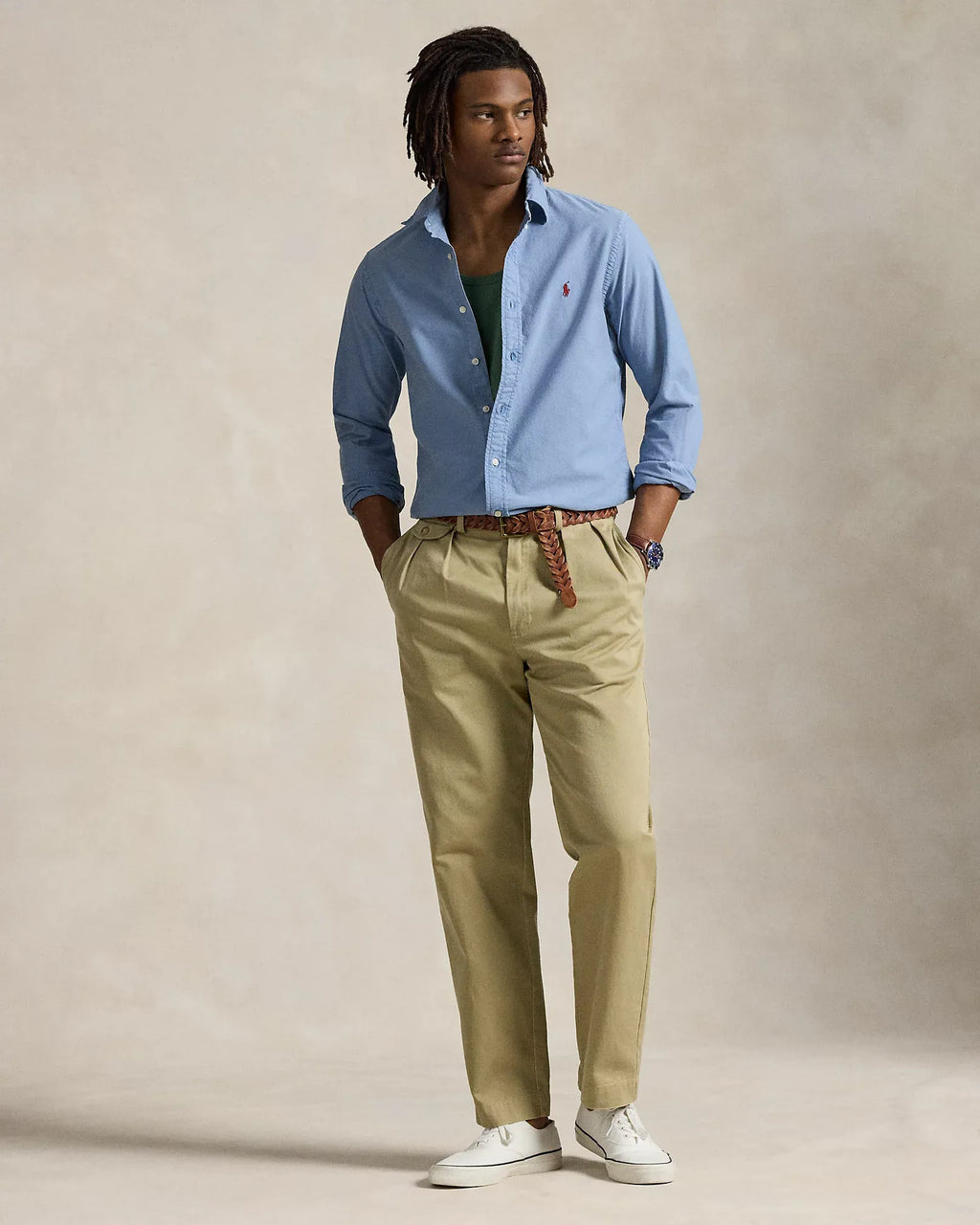 Garment-Dyed Oxford Shirt
