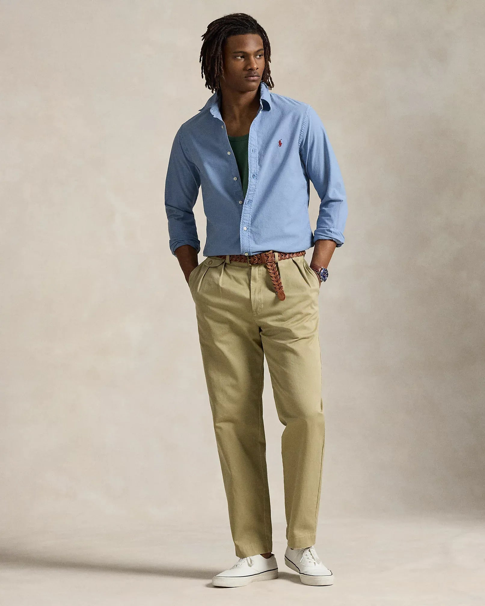 Garment-Dyed Oxford Shirt